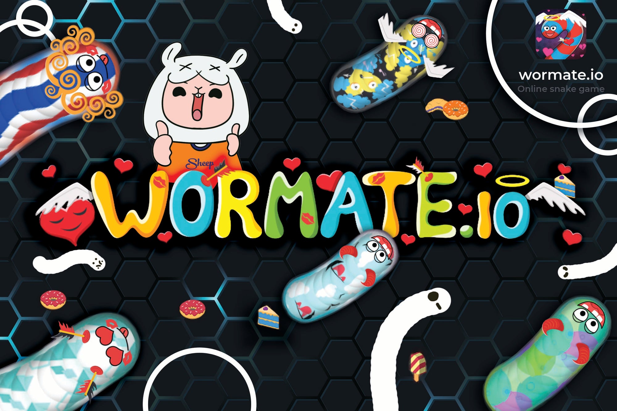 AppleSheep-รีวิว Wormate.io บน iPhone และ iPad
