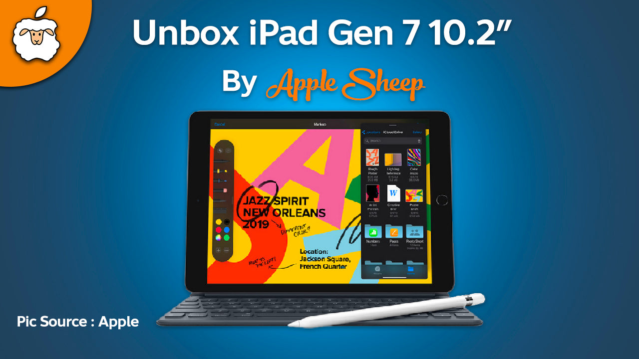 Unbox iPad 10.2” Gen 7 2019 เครื่องไทย + มินิรีวิวไขปริศนาใช้เคสร่วมกับ Air/Pro 10.5 ได้หรือไม่ ??