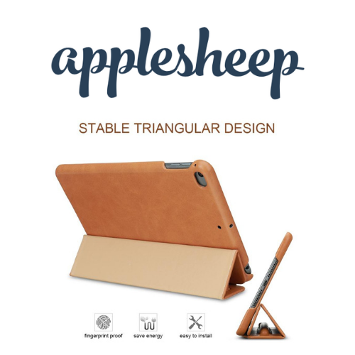 Case iPad Mini5 รุ่น Jason สีน้ำตาล พับ 3 ทบ แนวนอน
