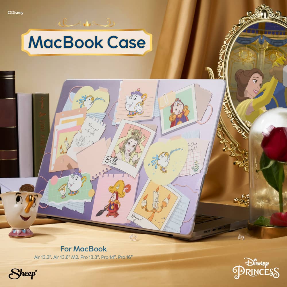 Case Macbook Belle Disney Princess