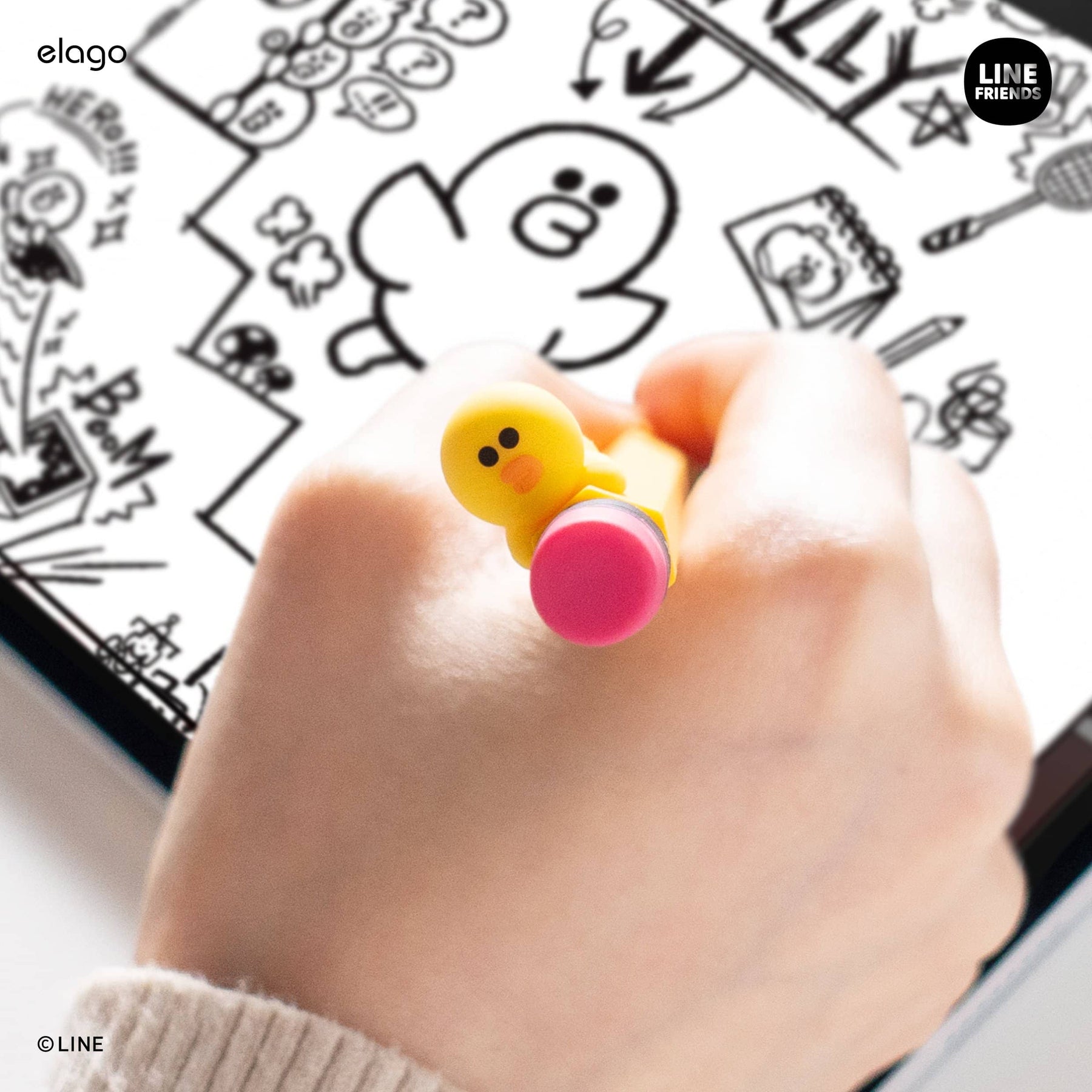 ปลอกปากกา Elago Line Friend