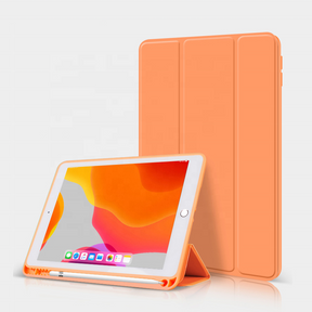 เคสเจน6 มีรางเก็บปากกา สีส้ม
