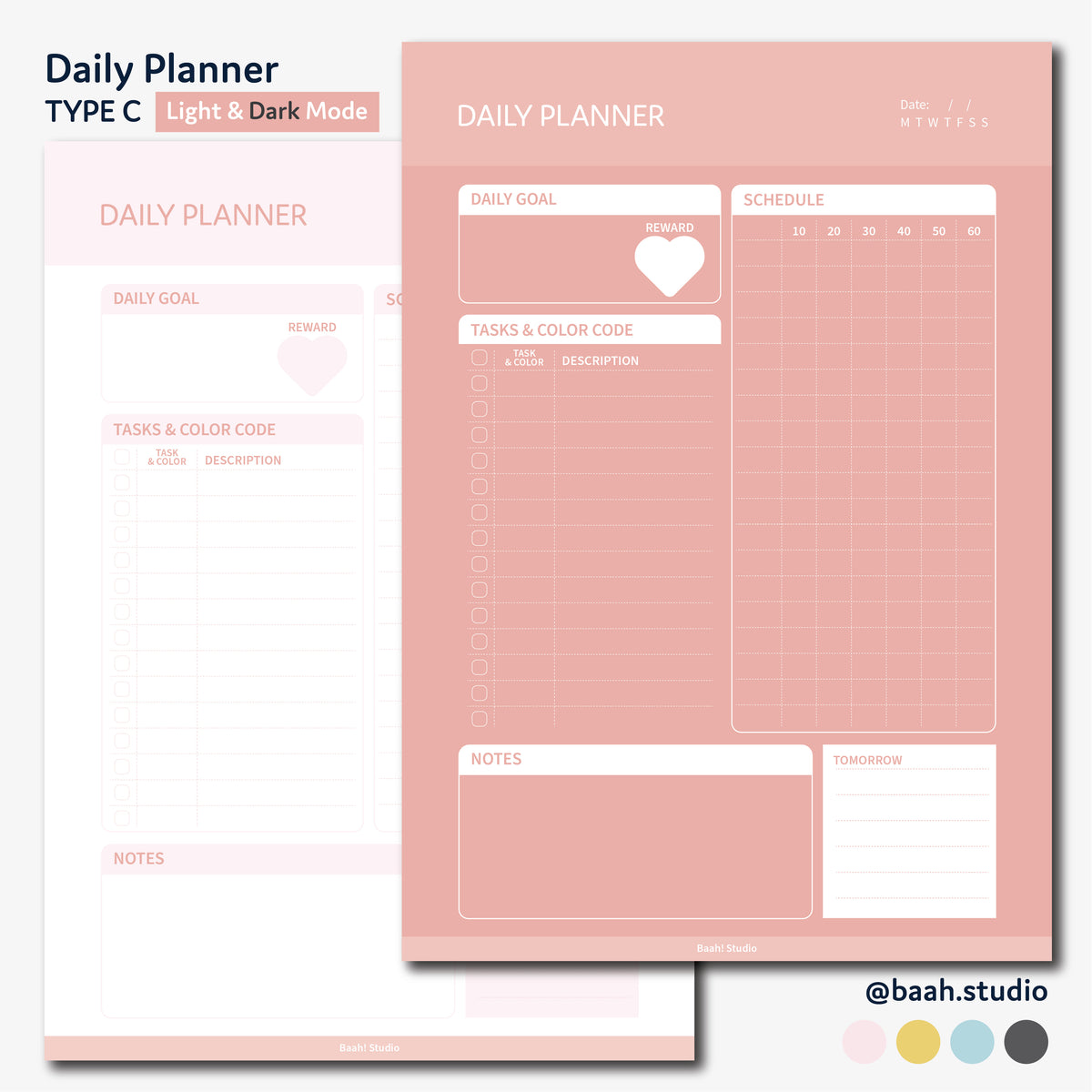 Daily Planner Type C