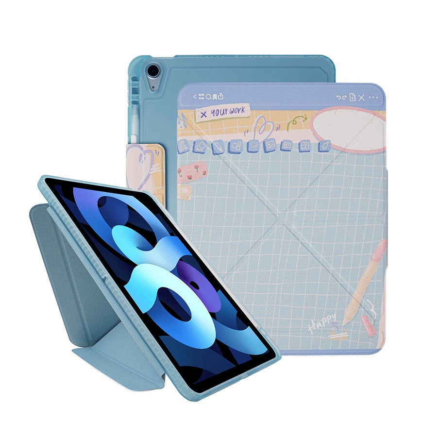 Case iPad เคสไอแพด Scribble Collection ลายเครื่องเขียน ลายน่ารัก