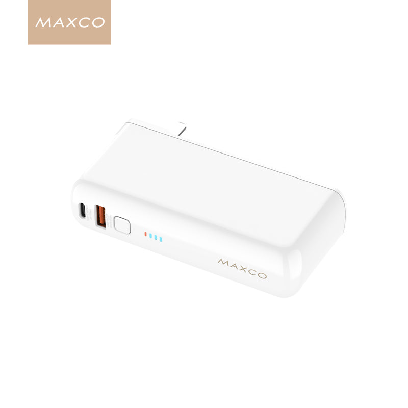 Navigator 10000 mAh แบตสำรอง พาวเวอร์แบงค์ 10000 mAh แบรนด์ Maxco สีขาว