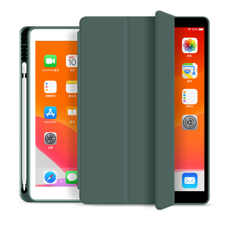 Case iPad เคสไอแพด Air3 แอร์3  Auto Wakeup/Sleepได้ สีเขียวเข้ม
