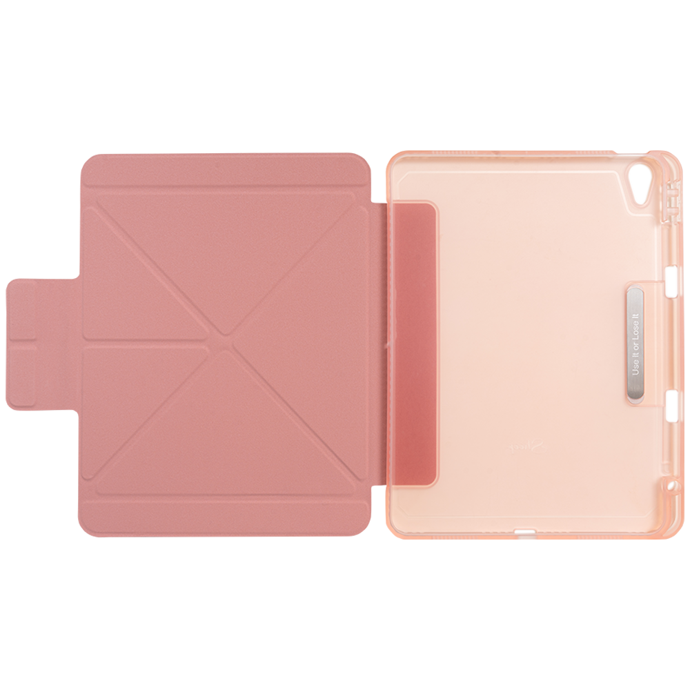 เคส iPad แอร์4 Air5 / Air4 มีรางปากกา สีชมพู ด้านใน