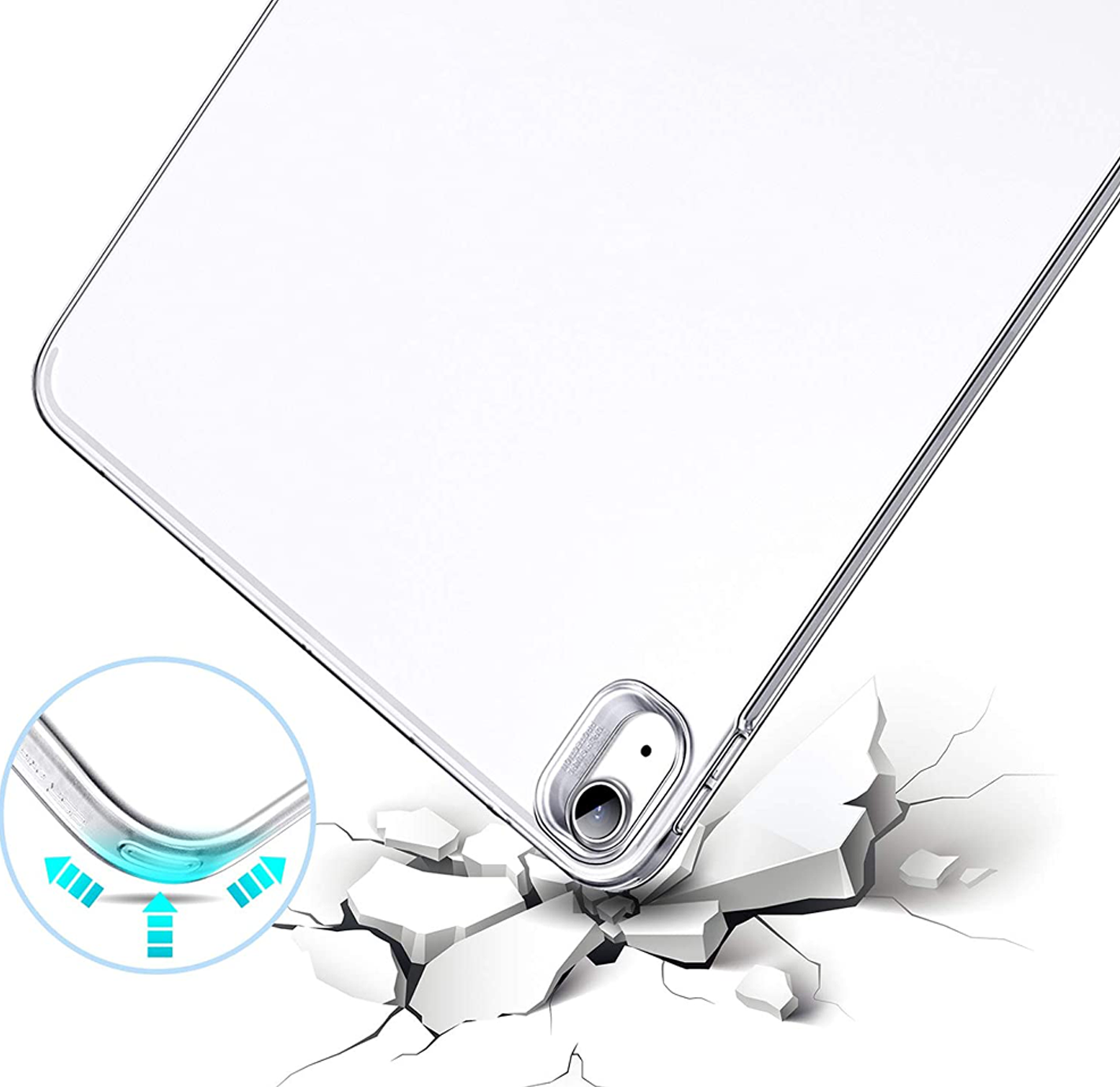 ESR Case iPad Air4 Air5 เคสไอแพดหลังใส กันกระแทกรอบด้าน