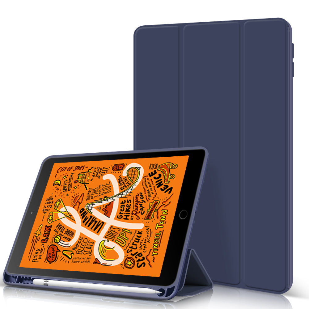 เคสไอแพด case ipad 10.2 เจน9 ราคาไม่แพง เก็บApple pencilได้ สีน้ำเงิน