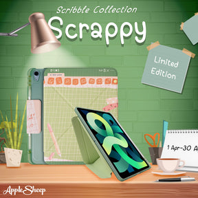 Case iPad เคสไอแพด Scribble Collection พับได้ทั้งแนวตั้ง แนวนอน มีรางปากกา