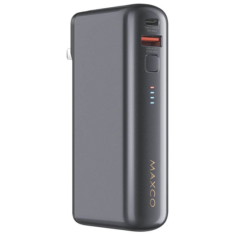 Navigator 10000 mAh แบตสำรอง พาวเวอร์แบงค์ 10000 mAh แบรนด์ Maxco สีดำ