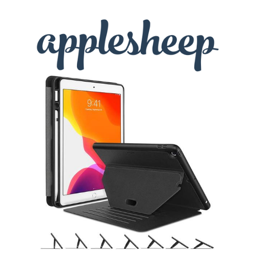 Case iPad เคสไอแพด 10.2 เจน9 สีดำ ตั้งได้หลายระดับ ESR Sentry