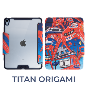 Titan Case iPad เคสไอแพด สีน้ำเงินลาย BKK iPad Air5 Air4 / iPad Pro11 Gen1 Gen2 Gen3