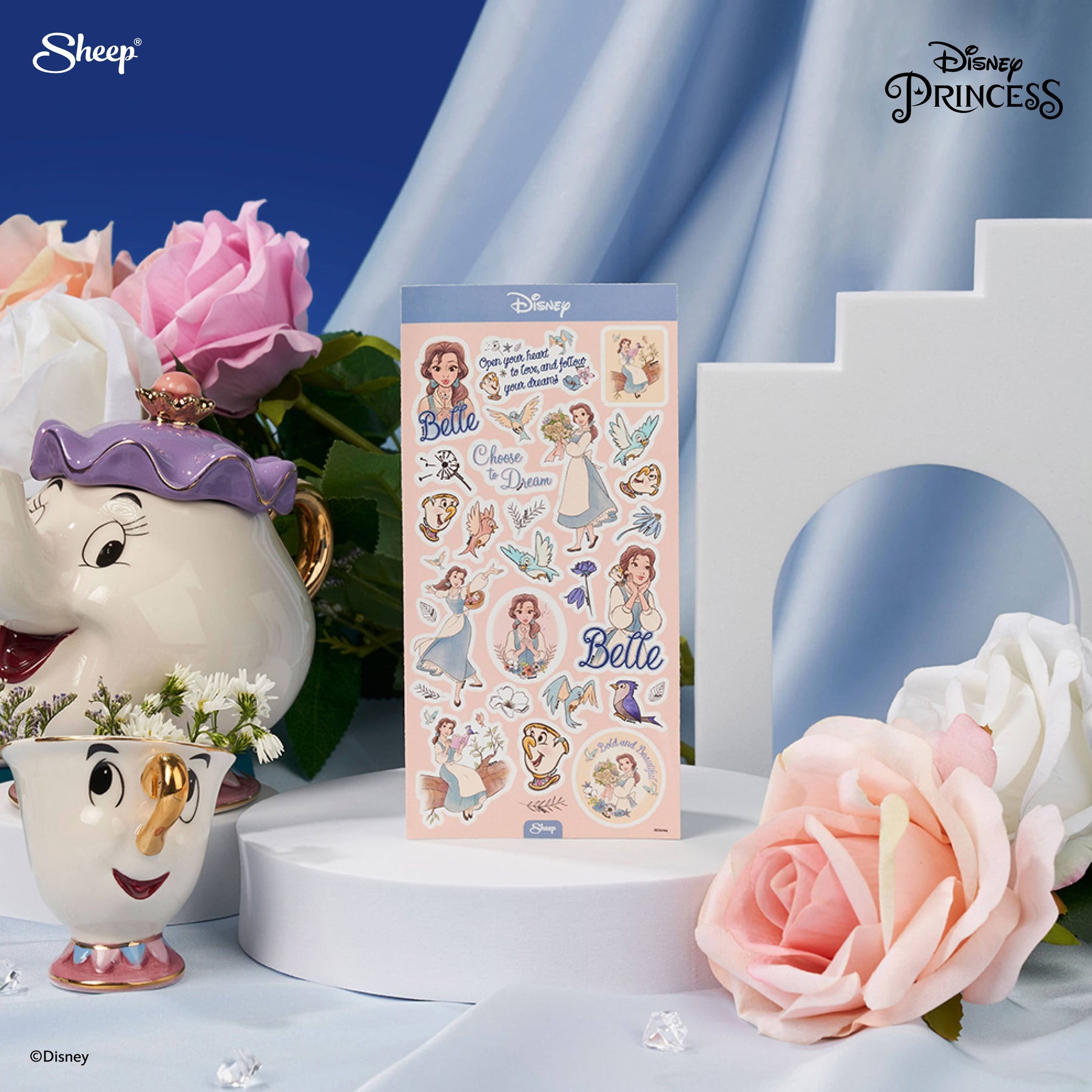 Sticker Disney Belle