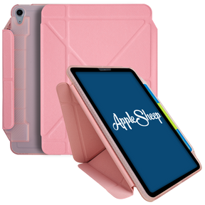 เคสไอแพดแอร์5 แอร์4 Case iPad Air5 Air4 สีชมพู(Pink) พับแนวตั้ง ใส่ปลอกปากกา ใส่เคสปากกา