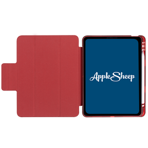 เคส iPad แอร์4 Air5 / Air4 สีแดง มีรางปากกาไอแพด