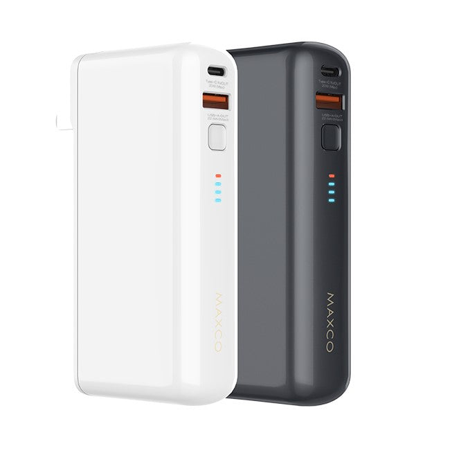Navigator 10000 mAh แบตสำรอง พาวเวอร์แบงค์ 10000 mAh แบรนด์ Maxco สีขาว และ สีดำ