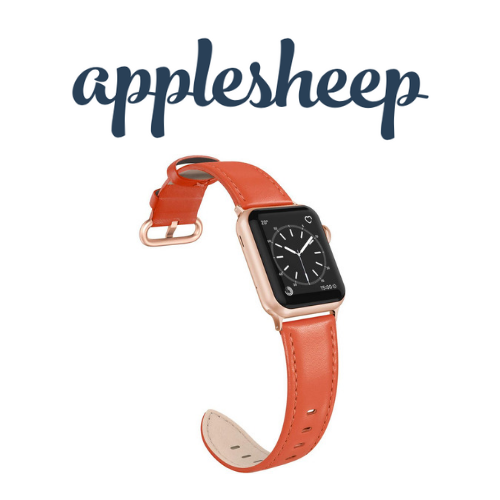 สายนาฬิกา AppleWatch สายหนังสีแดง ขนาด38/40/41