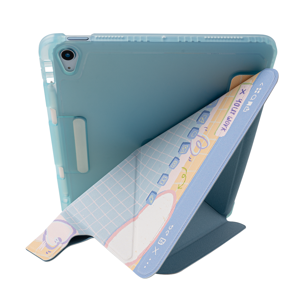 ด้านหลัง Case iPad เคสไอแพด Scribble Collection องศาแนวตั้ง