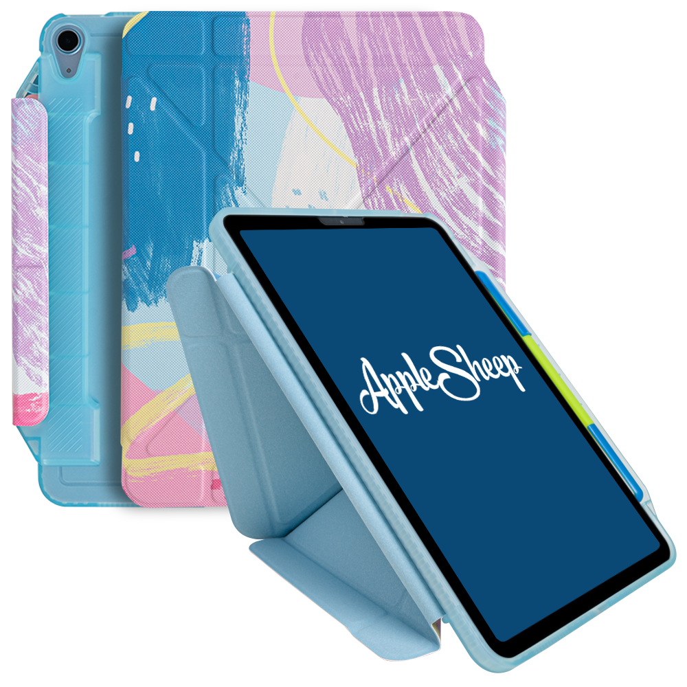 เคสไอแพด แอร์5 แอร์4 (Case iPad Air5 Air4) Unicorn พับแนวตั้ง ใส่ปลอกปากกา มีรางปากกา ใส่เคสปากกา