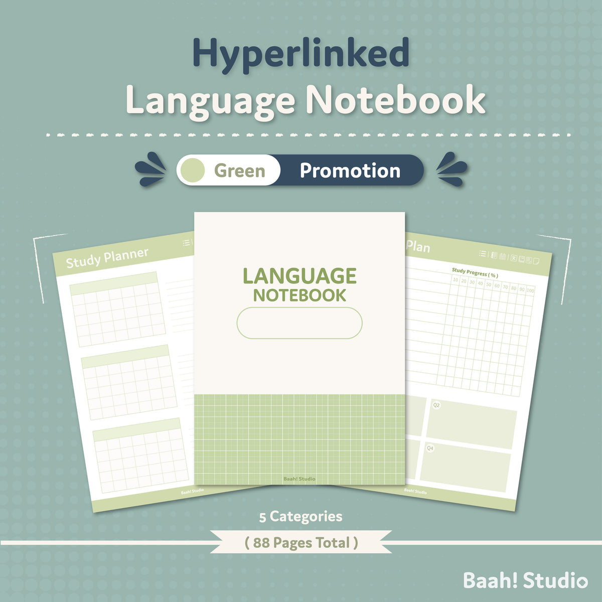 Hyperlinked Language Notebook