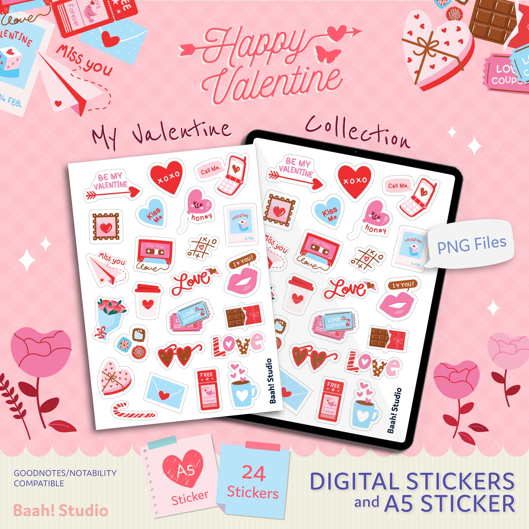 My Valentine Sticker