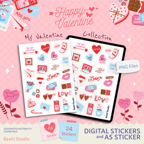 My Valentine Sticker