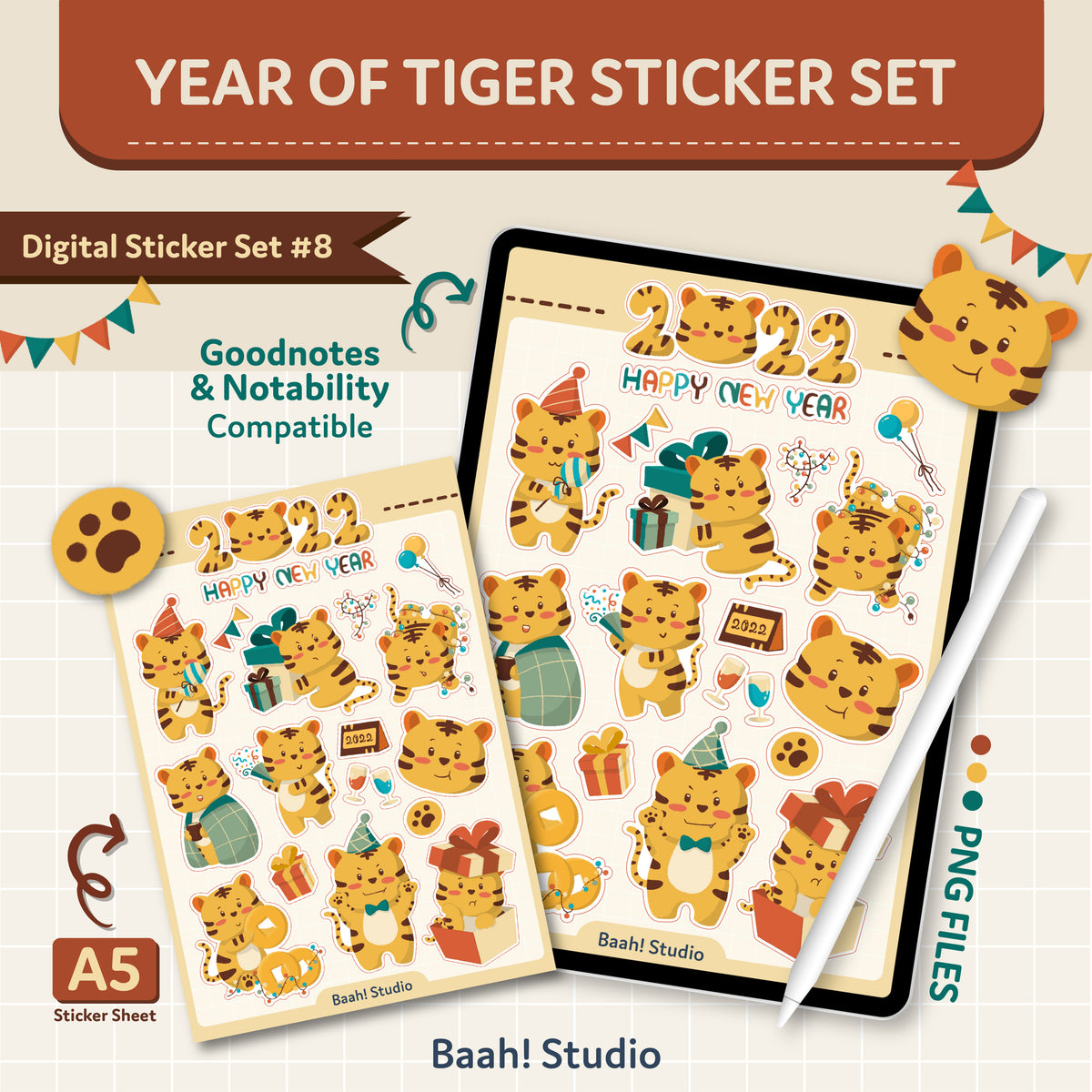 Year of Tiger Sticker