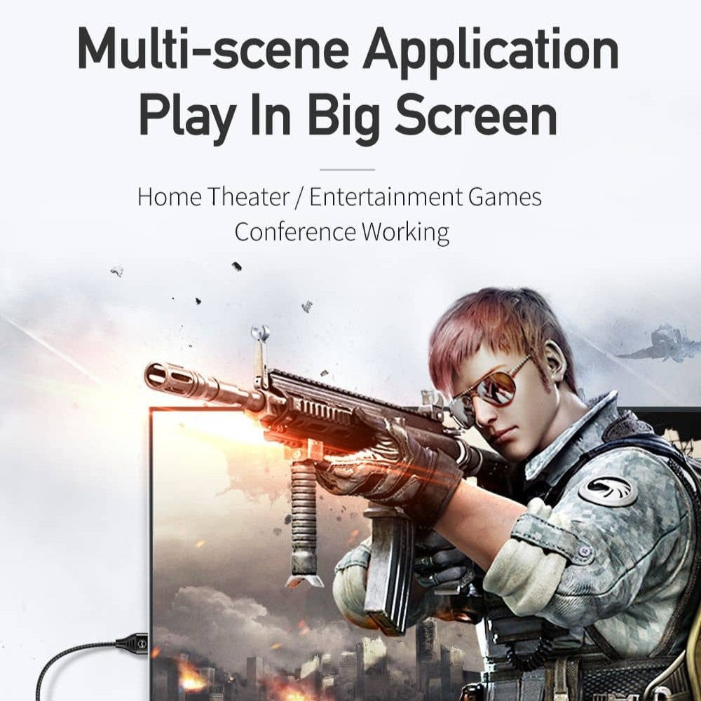 สายต่อ iPad iPhone เข้า TV คุณภาพดี ภาพ HD คมชัด สำหรับ Gaming